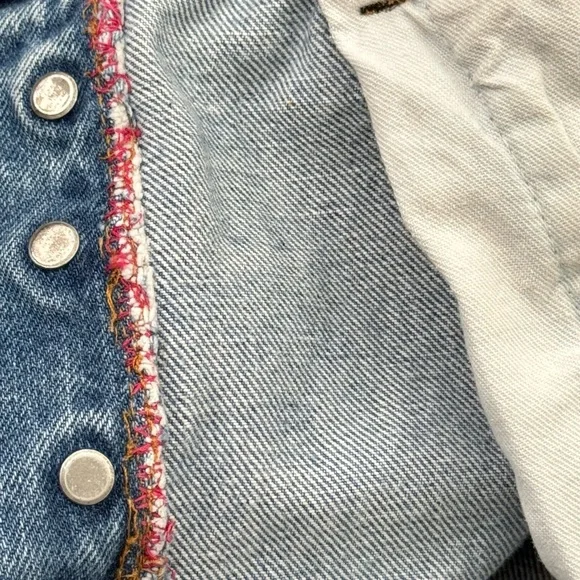 VINTAGE 80s Levi's 501 Redline Selvedge Red Tab Cut-Off Denim Shorts - USA Made